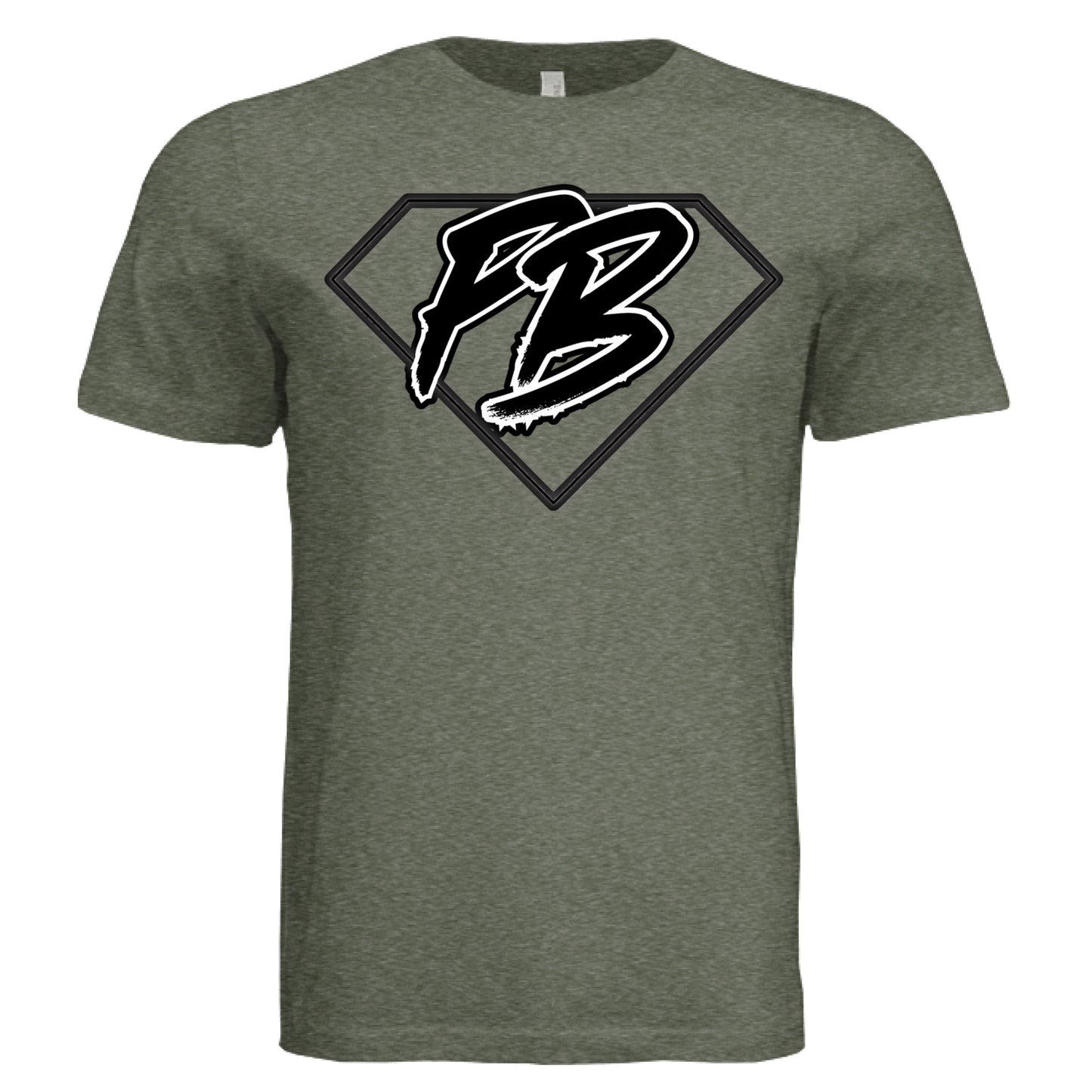 Military Green Triblend - FRONT