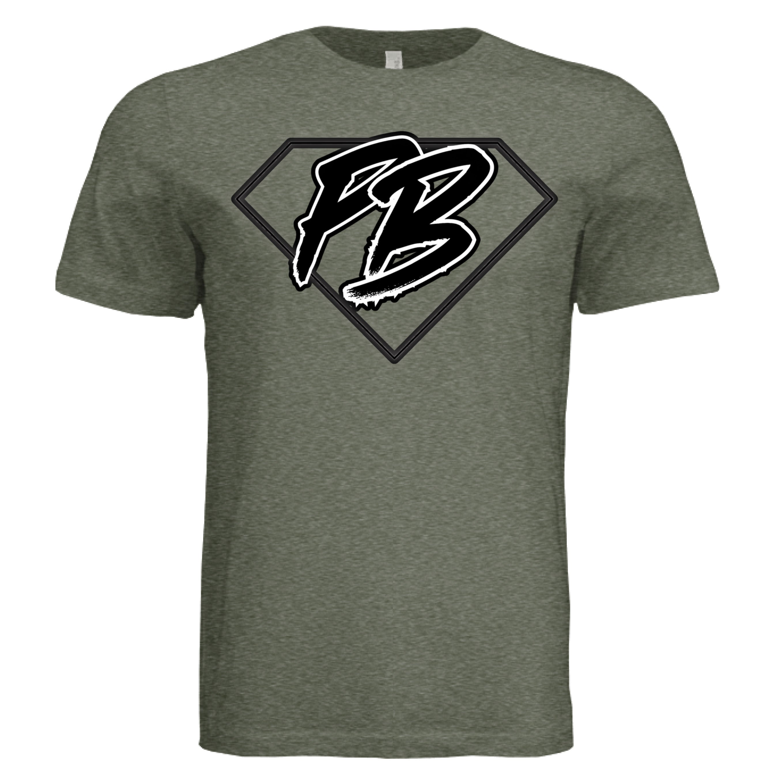 Military Green Triblend - FRONT