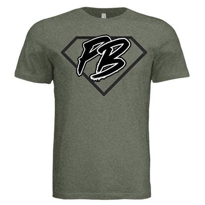 Military Green Triblend - FRONT