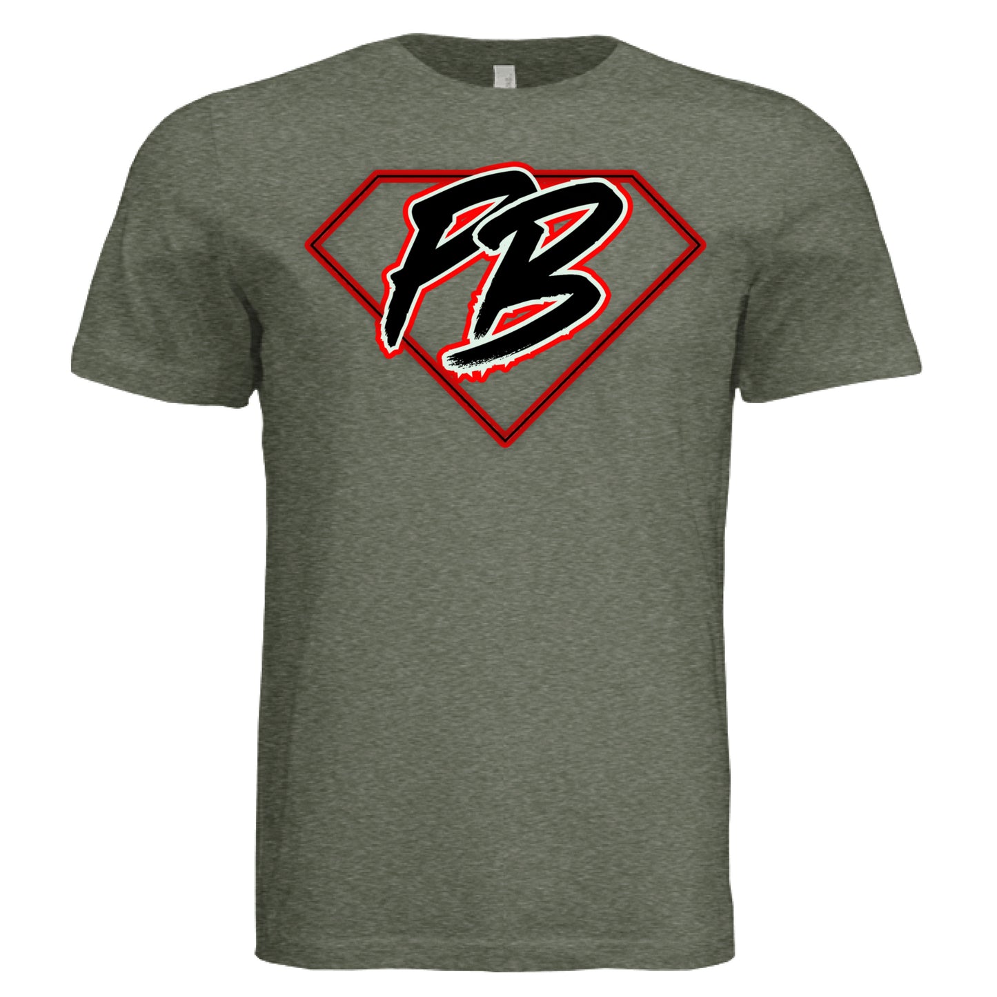 Military Green Triblend - FRONT