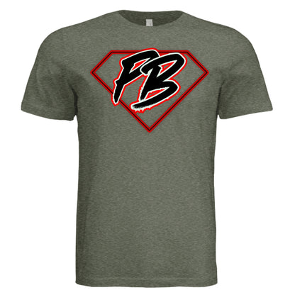 Military Green Triblend - FRONT